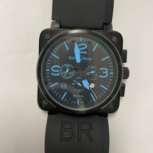 Bell & Ross Black and Blue Watch